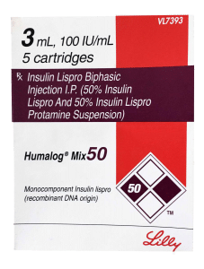 Humalog 100 Mix50 Cartridge