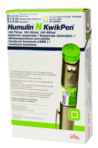 Insulin Humulin N Kwikpen